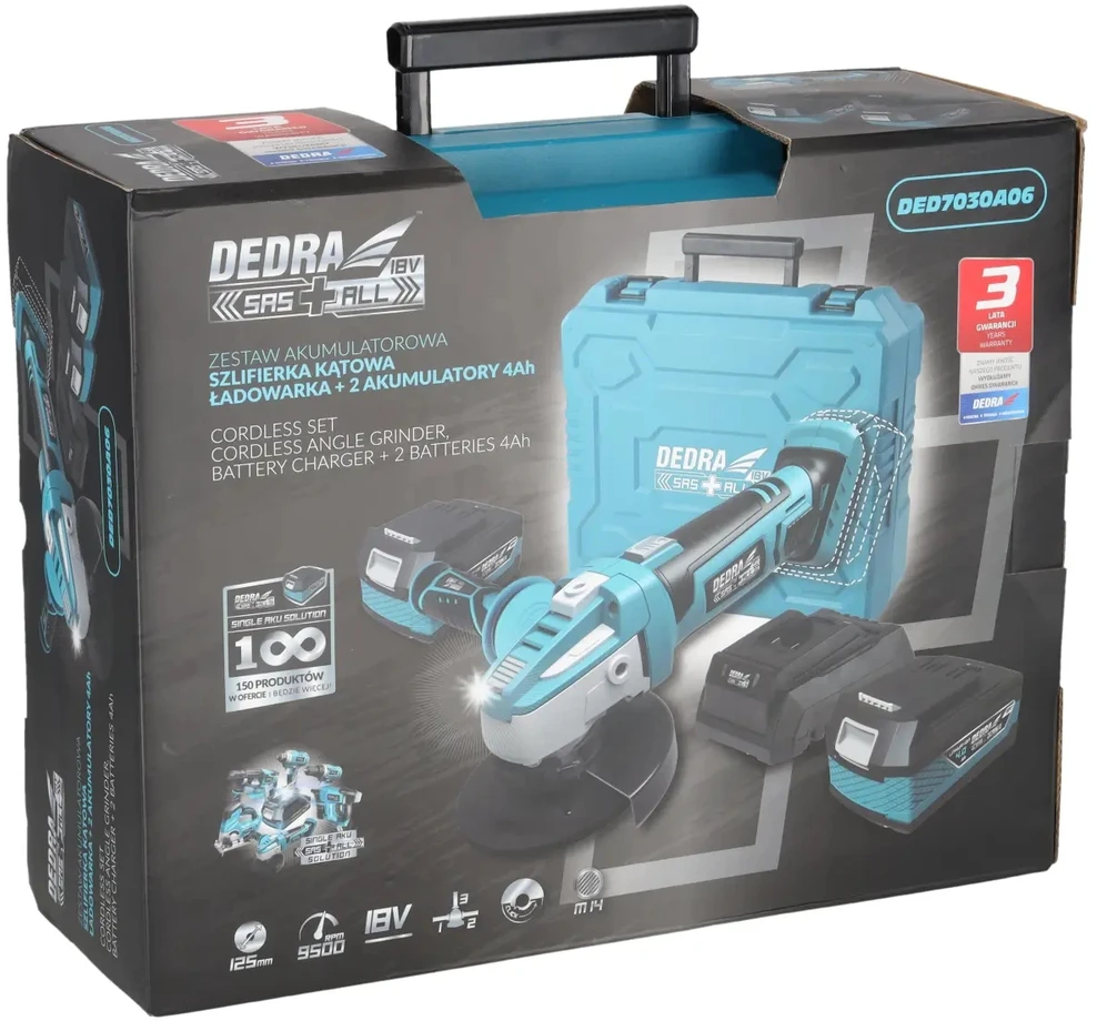 Dedra Rinkinys rinkinys ded7050 + 2xded7034 + ded7038