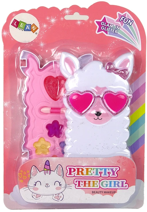 Lean Toys Grožio rinkinys vaikams LeanToys Rožinė Lama, 1 vnt.