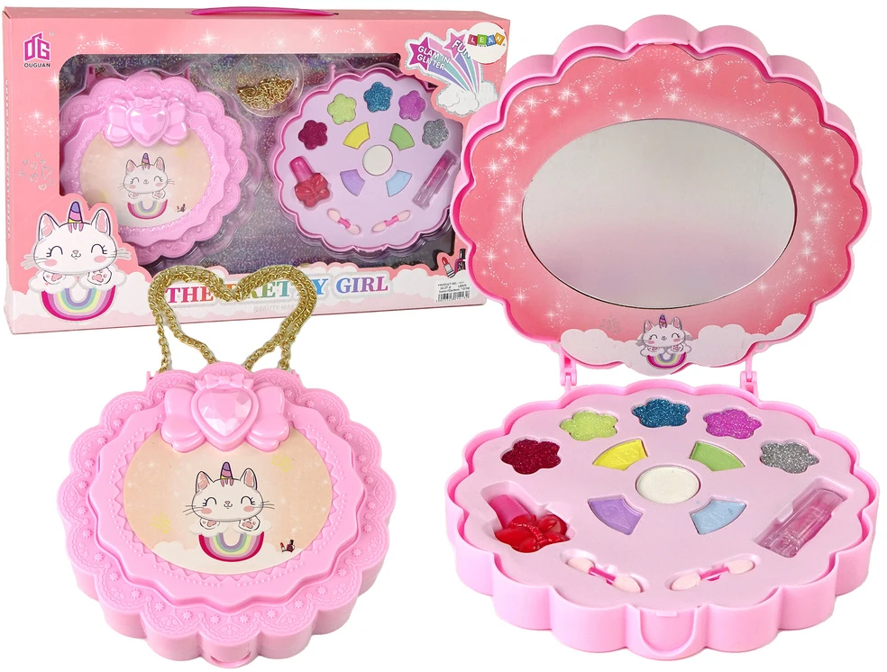 Vakiškas kosmetikos rinkinys Lean Toys Rožinė Unicorn