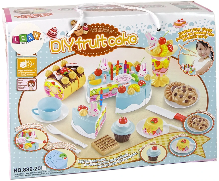 Lean Toys Vaikų Kūrybinis Lipnių Saldumynų Rinkinys