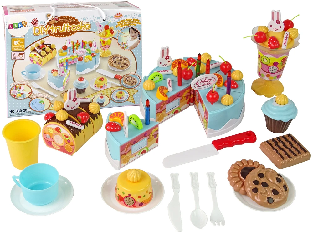 Lean Toys Vaikų Kūrybinis Lipnių Saldumynų Rinkinys