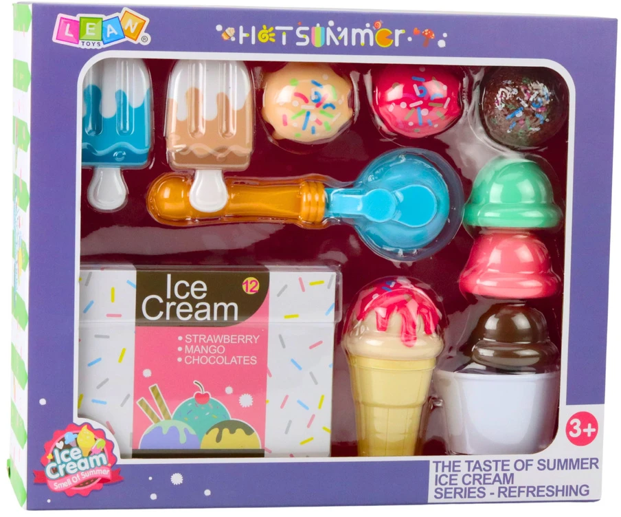 Lean Toys Ledų gaminimo rinkinys su samteliu, 14 dalių