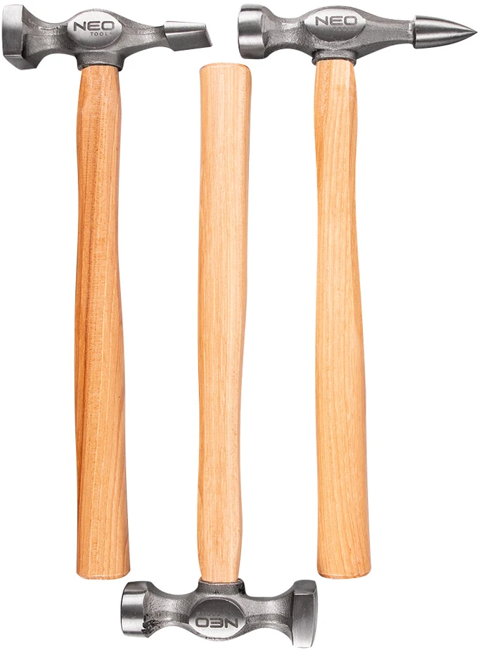 Neo Tools Rinkinys Skardos plaktukų rinkinys, 7 vnt.