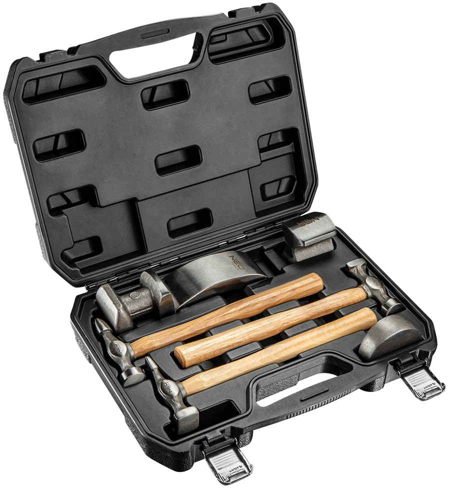 Neo Tools Rinkinys Skardos plaktukų rinkinys, 7 vnt.