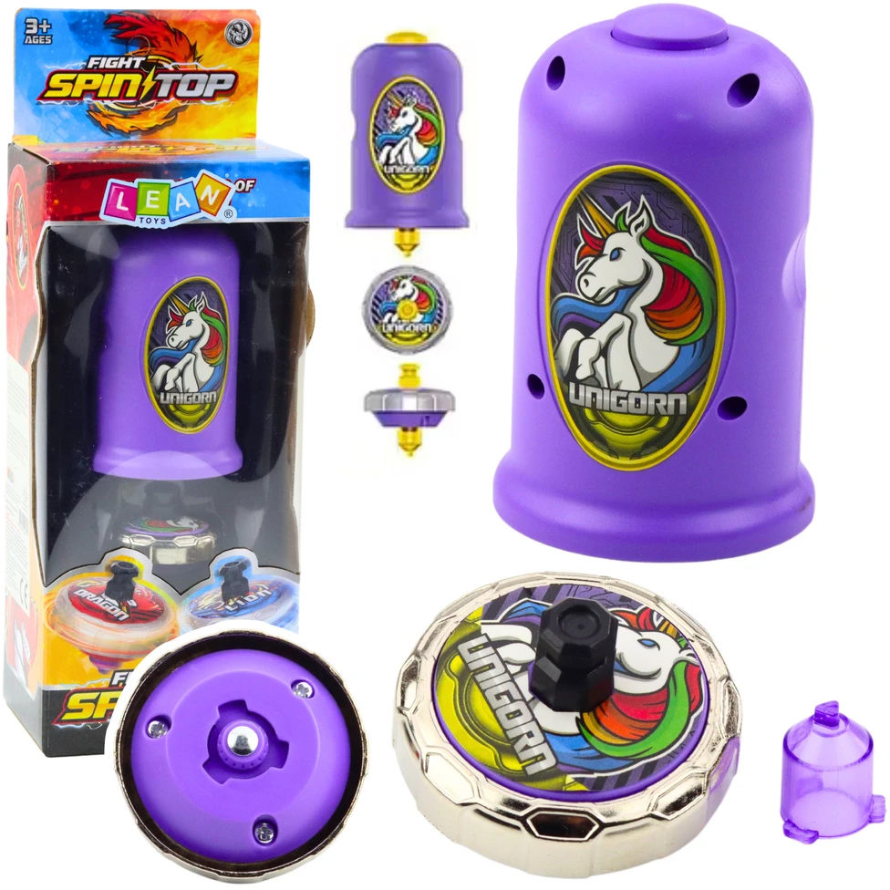 Lean Toys Vienaragio Žaislas su Paleidikliu, Violetinis