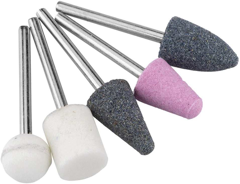 Graphite Rinkinys Šlifavimo akmenų rinkinys, 10 vnt.