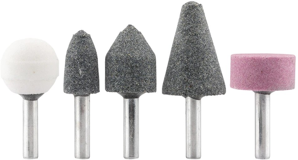 Graphite Rinkinys Šlifavimo akmenų rinkinys, 5 vnt.