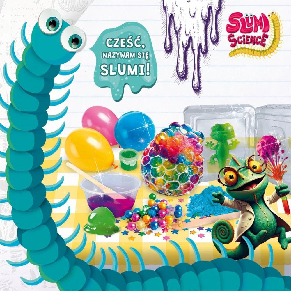 Lisciani Rinkinys „Slumi“ mokslo rinkinys – minkšta laboratorija