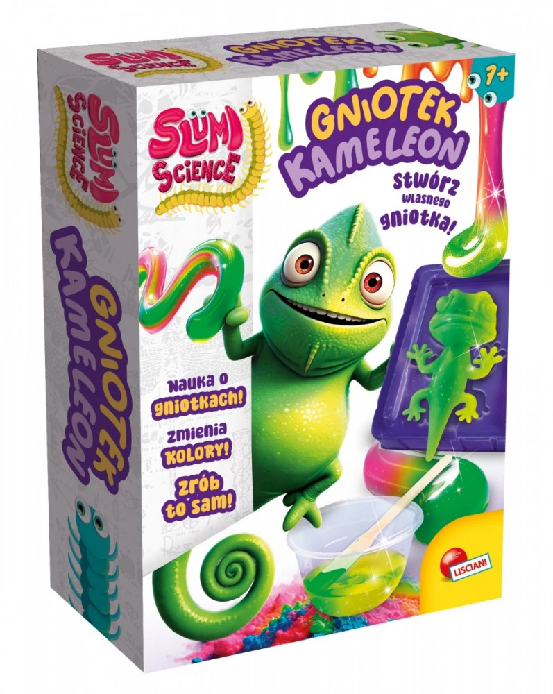 Lisciani Rinkinys „Slumi“ mokslo rinkinys – minkštas chameleonas