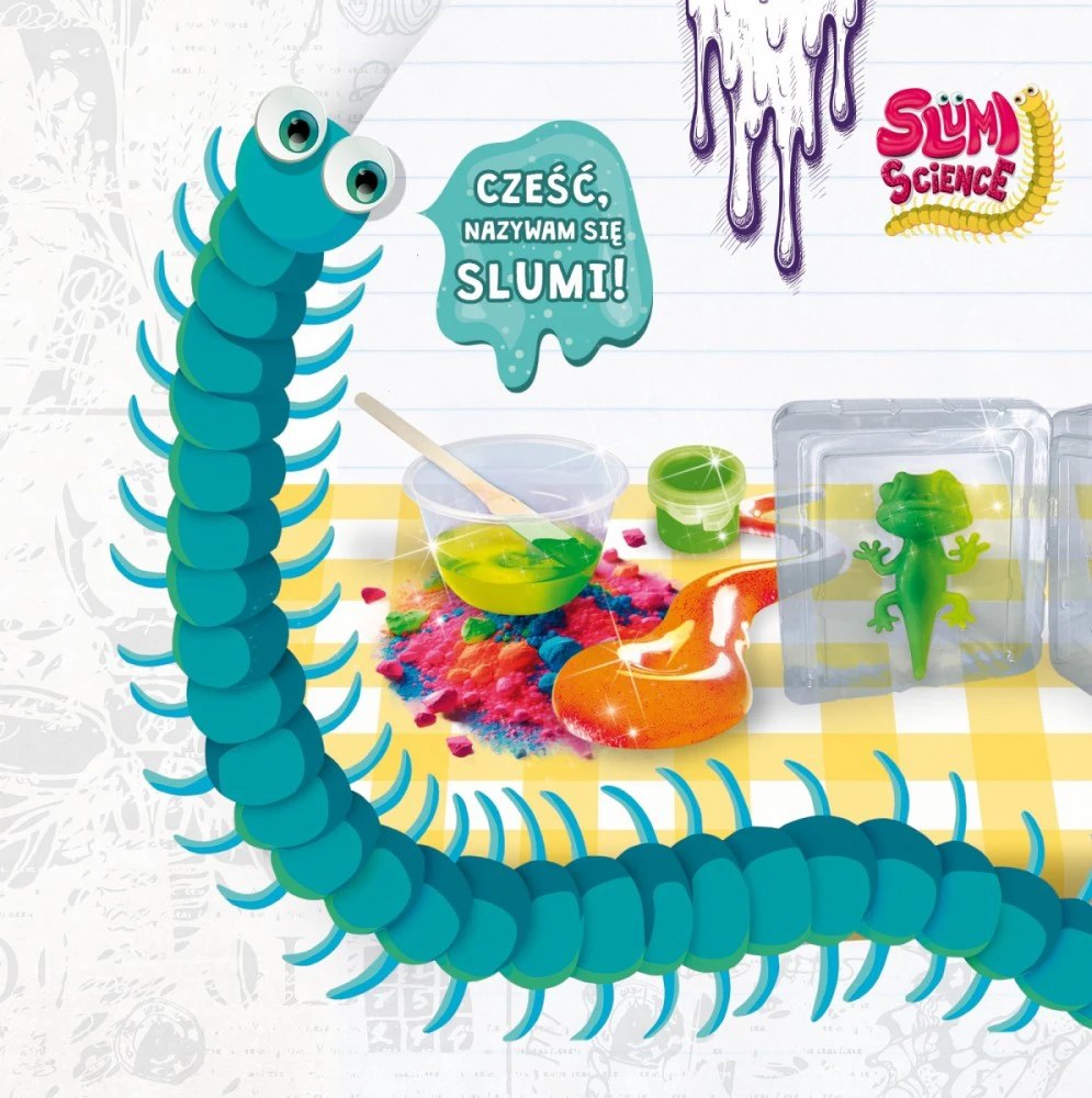 Lisciani Rinkinys „Slumi“ mokslo rinkinys – minkštas chameleonas