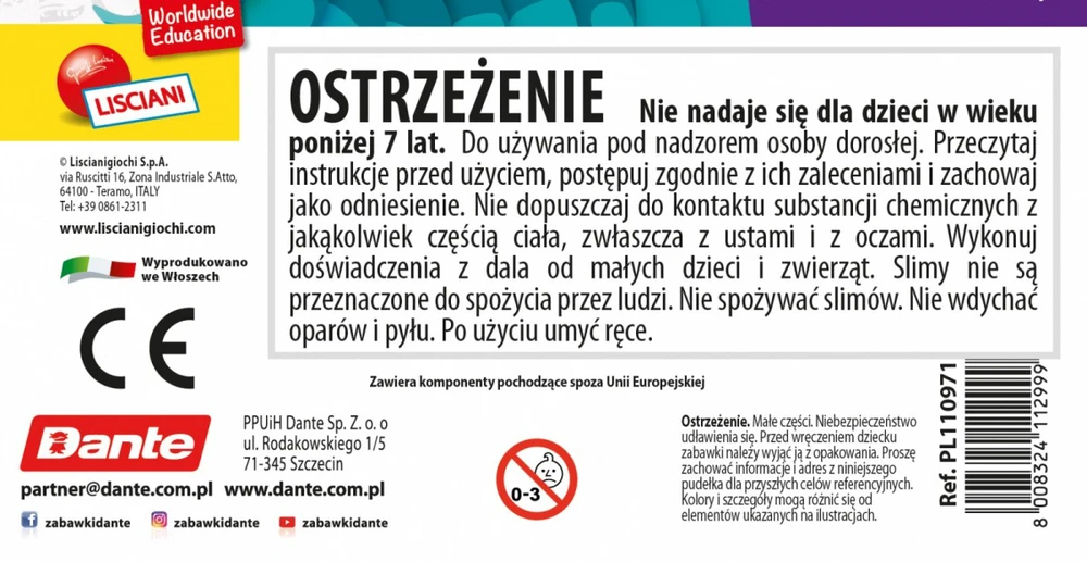 Lisciani Rinkinys „Slumi“ mokslo rinkinys – minkštas chameleonas