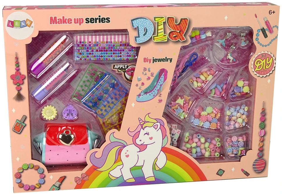 Žaislinis grožio rinkinys Lean Toys Makiažas