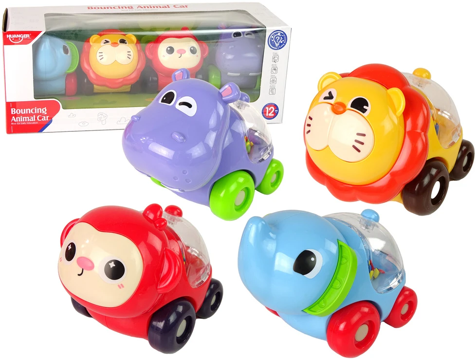 Mokomųjų transporto priemonių rinkinys Lean Toys