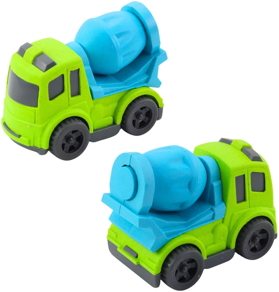 Lean Toys Statybinių mašinų rinkinys: betono maišyklė ir sunkvežimis