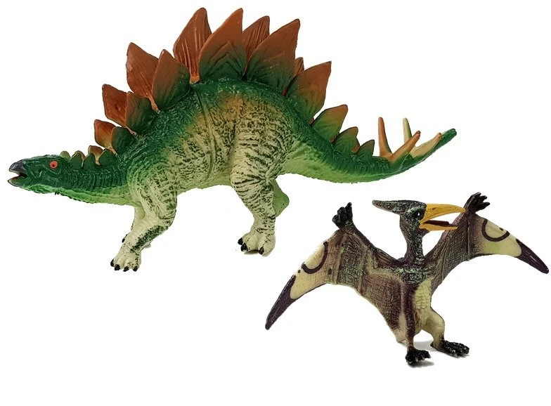 Lean Toys Dinozaurų figūrėlių rinkinys: Stegosaurus, Pteranodon LeanToys