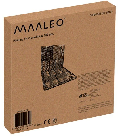Maltec Maaleo Dažymo rinkinys dėkle 288 vnt