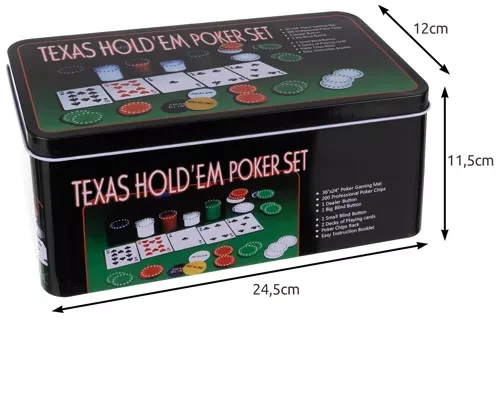 Zestaw Pokeris Texas Rinkinys