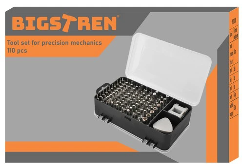 Bigstren 110 dalių antgalių ir atsuktuvų rinkinys