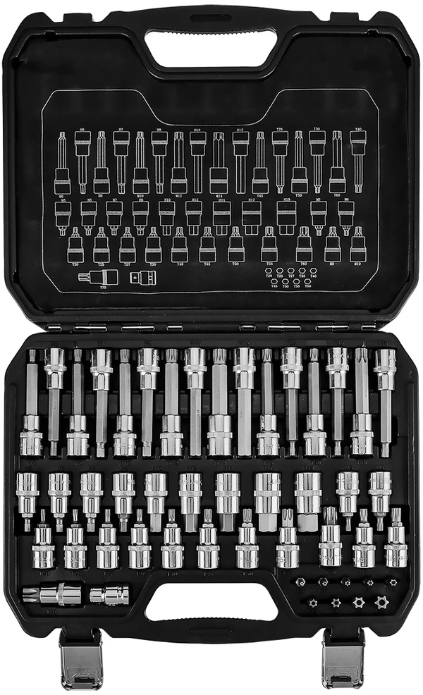 Neo Tools Antgalių rinkinys Neo Torx, 49 vnt