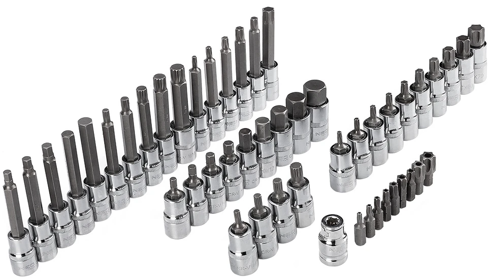 Neo Tools Antgalių rinkinys Neo Torx, 49 vnt