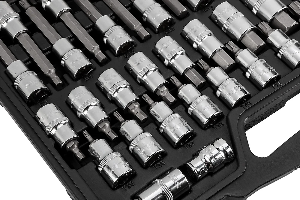 Neo Tools Antgalių rinkinys Neo Torx, 49 vnt