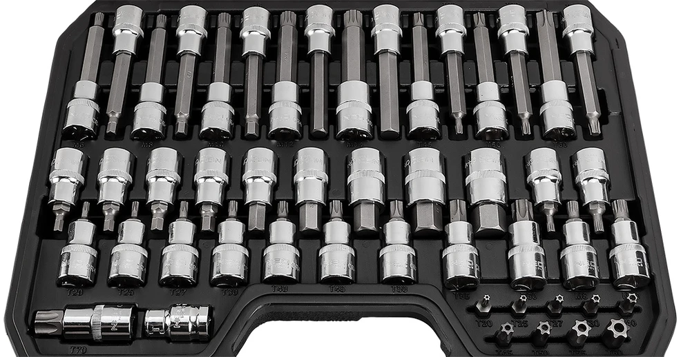 Neo Tools Antgalių rinkinys Neo Torx, 49 vnt