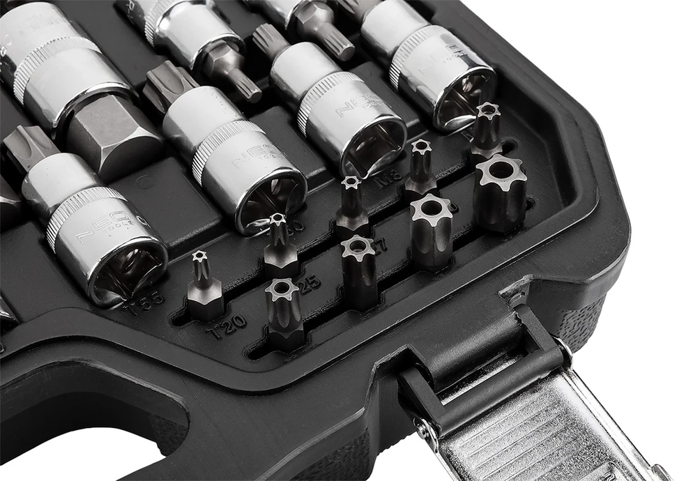Neo Tools Antgalių rinkinys Neo Torx, 49 vnt
