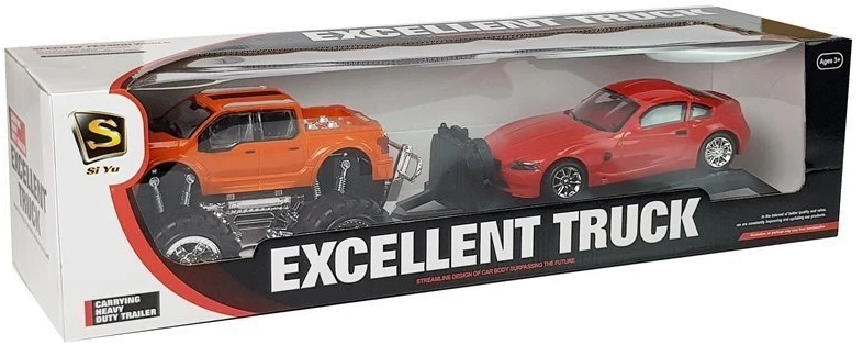 Lean Toys Automobilių komplektas Monster Truck, 58 cm