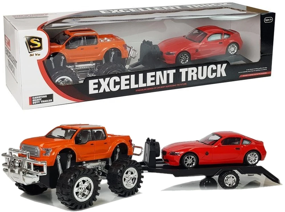 Lean Toys Automobilių komplektas Monster Truck, 58 cm