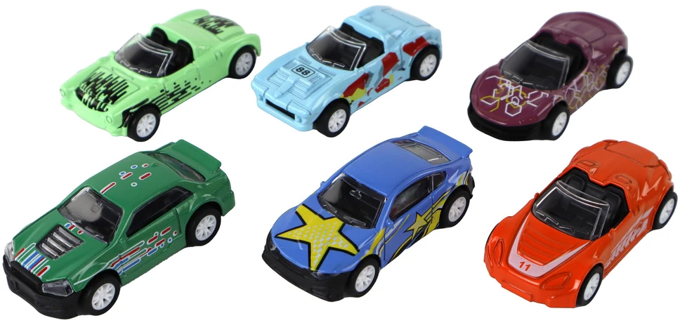 Lean Toys Automobilių rinkinys LeanToys, 6 vnt