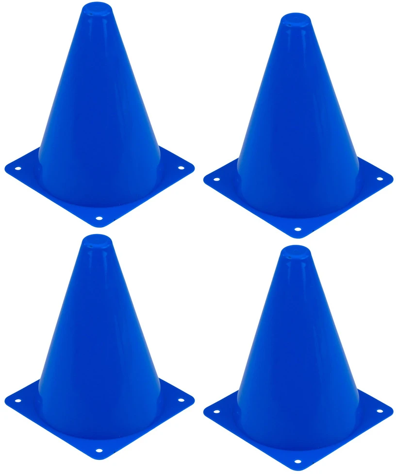 Lean Toys Treniruočių konusai mėlyni ir oranžiniai 8 vnt.