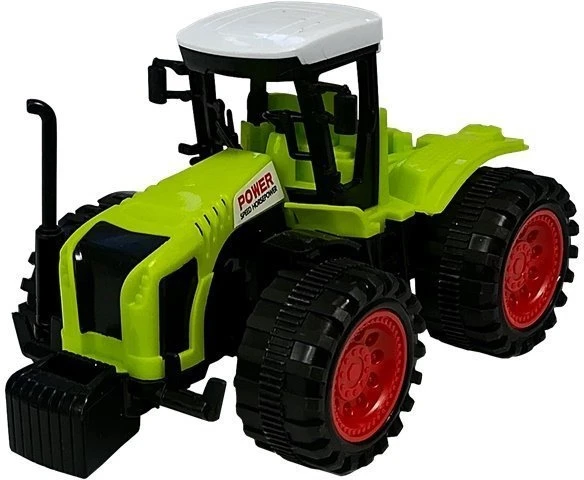 Lean Toys Ūkininko transporto priemonių rinkinys – traktorius su priedais