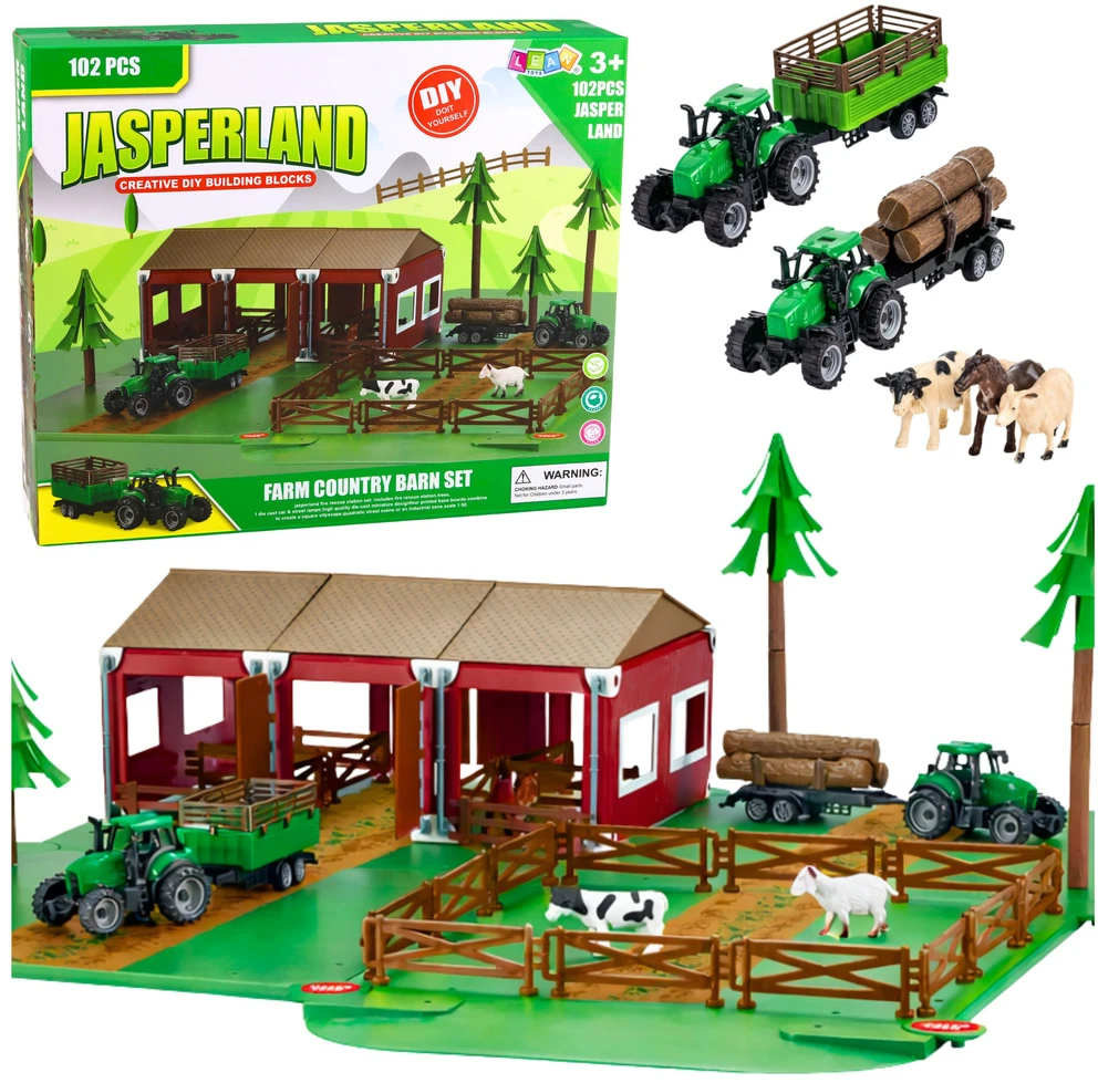 Lean Toys Ūkio rinkinys 102 vnt.