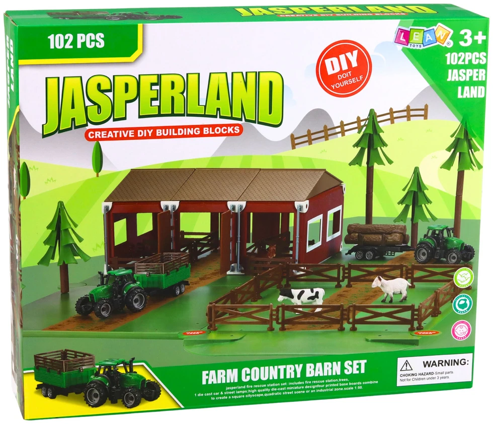 Lean Toys Ūkio rinkinys 102 vnt.