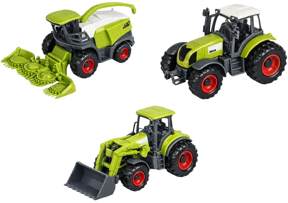 Lean Toys Ūkio Rinkinys su Traktoriais ir Gyvūnais, 42 dalys