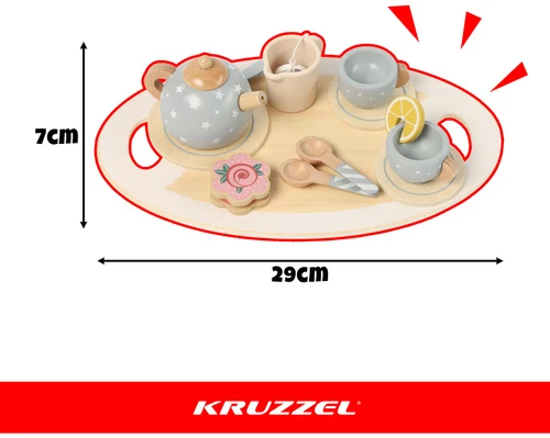 Children's tea set pilka Kruzzel 26394