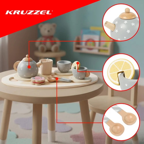 Children's tea set pilka Kruzzel 26394