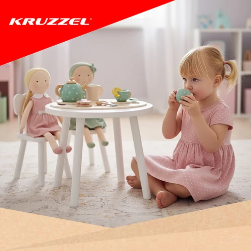 Children's tea set žalias Kruzzel 26393