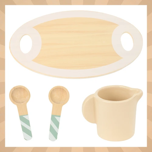 Children's tea set žalias Kruzzel 26393