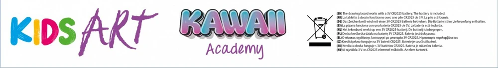 Lisciani Rinkinys Vaikų piešimo rinkinys - kawaii laboratorija