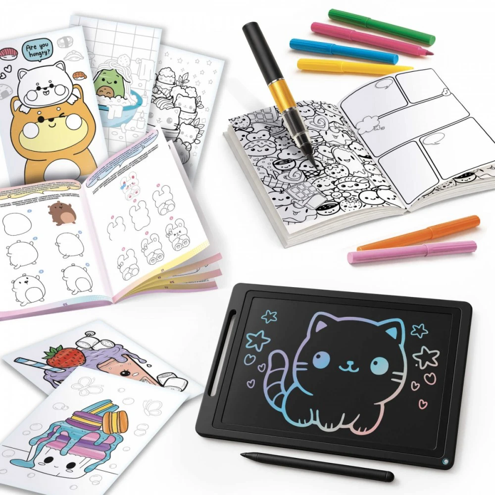 Lisciani Rinkinys Vaikų piešimo rinkinys - kawaii laboratorija