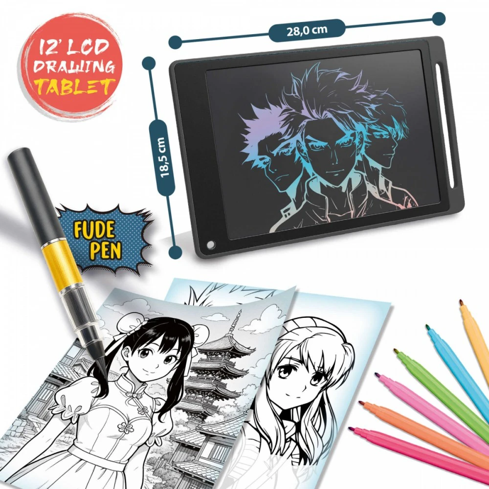 Lisciani Rinkinys Vaikų piešimo rinkinys – Manga Lab