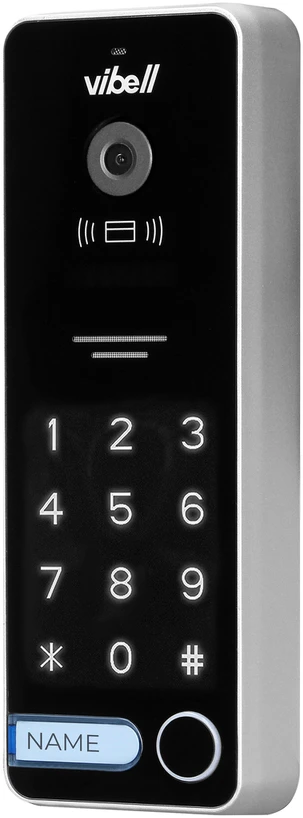 Orno Rinkinys Vaizdo domofono komplektas, spalvotas be ragelio, 7 colių LCD, jutiklinis ekranas, OSD meniu, atmintis, SD kortelės lizdas, DVR, vartų valdymas, su šifravimo įrenginiu ir RFID, juodas, TAURI MEMO