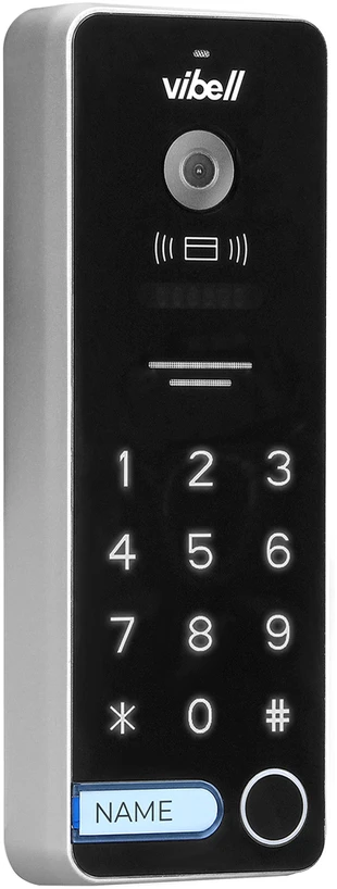 Orno Rinkinys Vaizdo domofono komplektas, spalvotas be ragelio, 7 colių LCD, jutiklinis ekranas, OSD meniu, atmintis, SD kortelės lizdas, DVR, vartų valdymas, su šifravimo įrenginiu ir RFID, juodas, TAURI MEMO