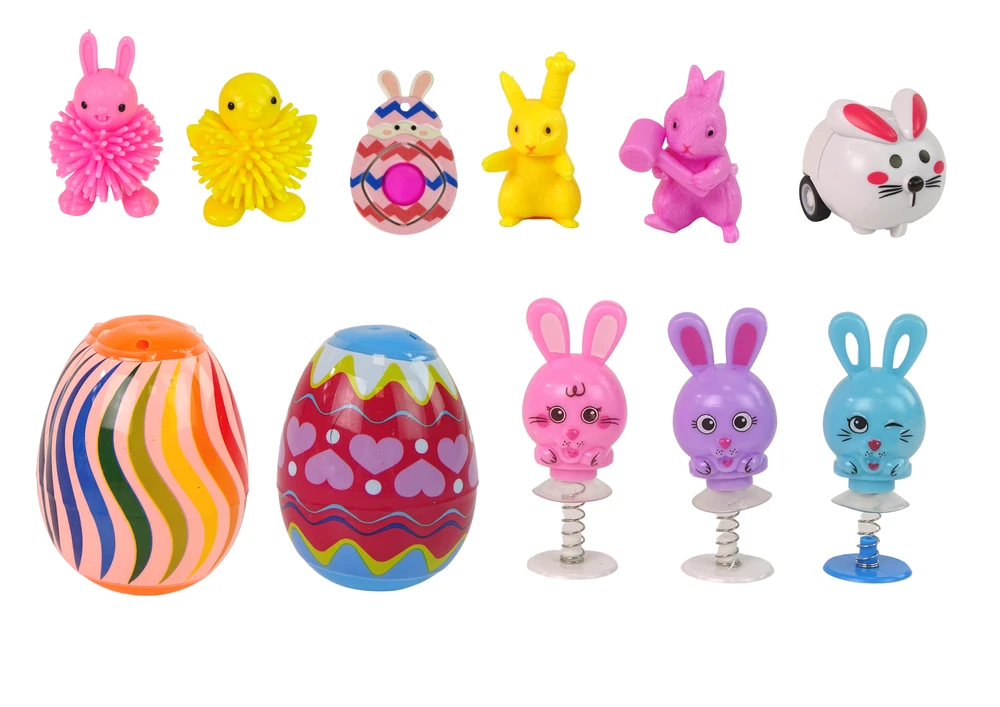 Lean Toys Velykų tematikos žaislų rinkinys vaikams, 18 vnt