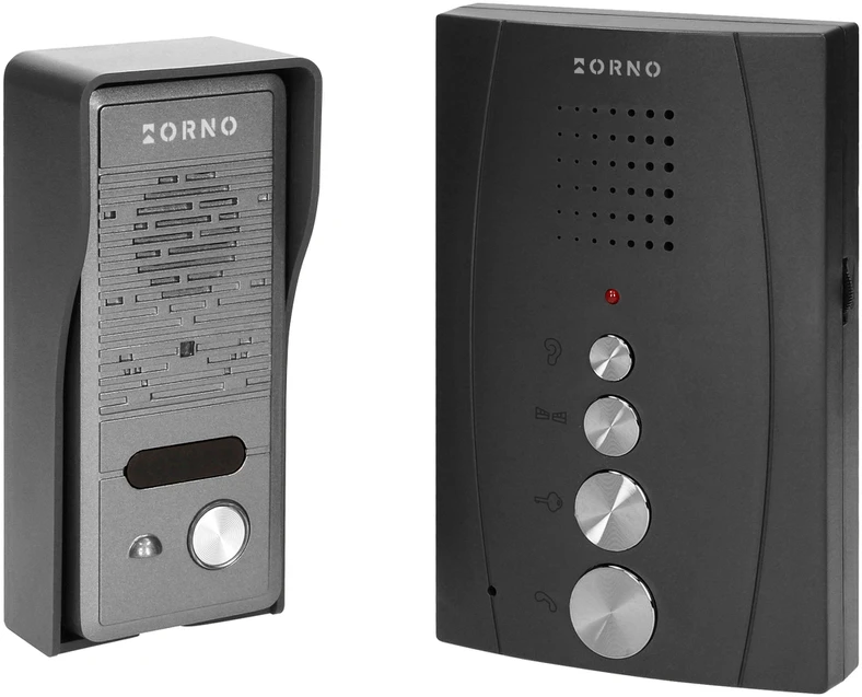 Orno Rinkinys Vienos šeimos domofono komplektas, be ragelio, juodas ELUVIO