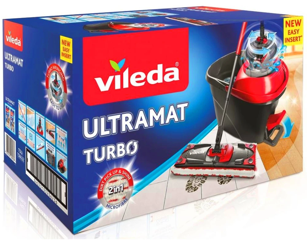 Grindų plovimo rinkinys Vileda Ultramat Turbo