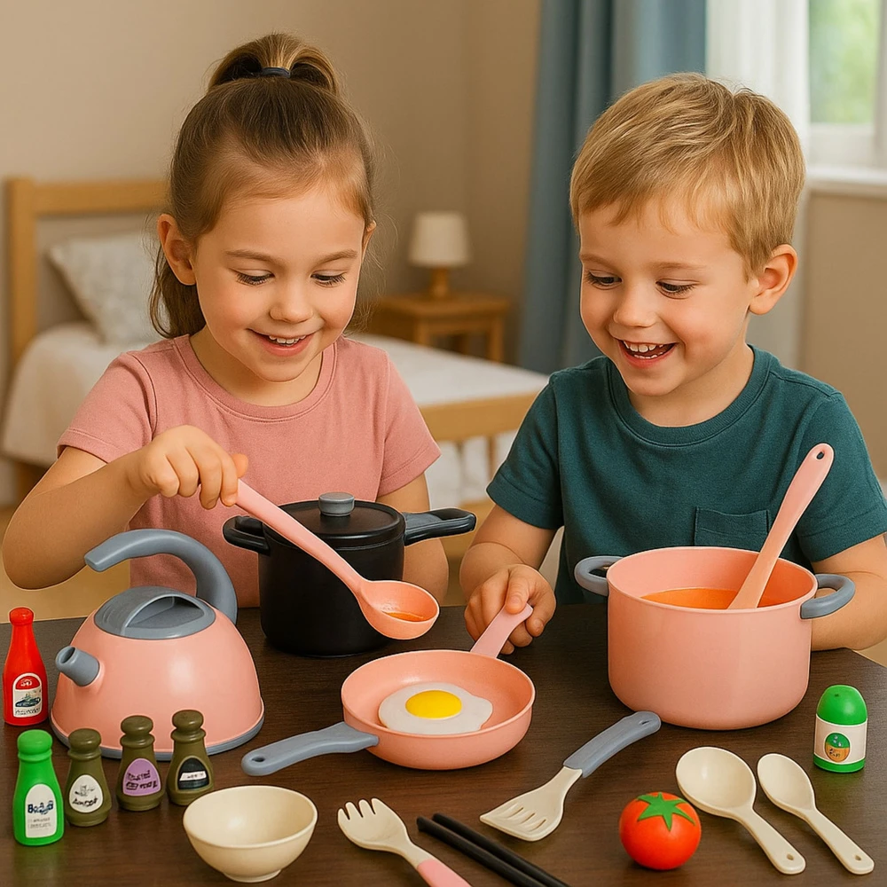 Lean Toys Virtuvės rinkinys vaikams 32 dalių