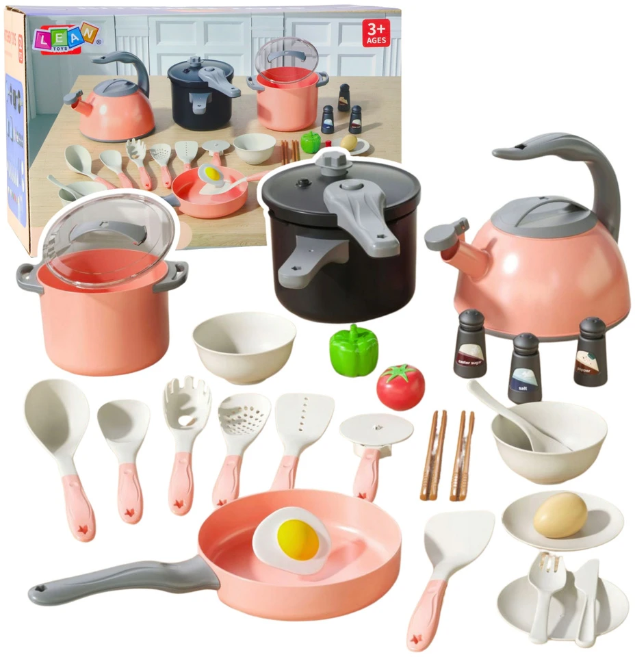 Lean Toys Virtuvės rinkinys vaikams 32 dalių