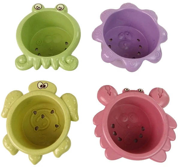Lean Toys Vonios žaislų rinkinys Laivas su kriokliu